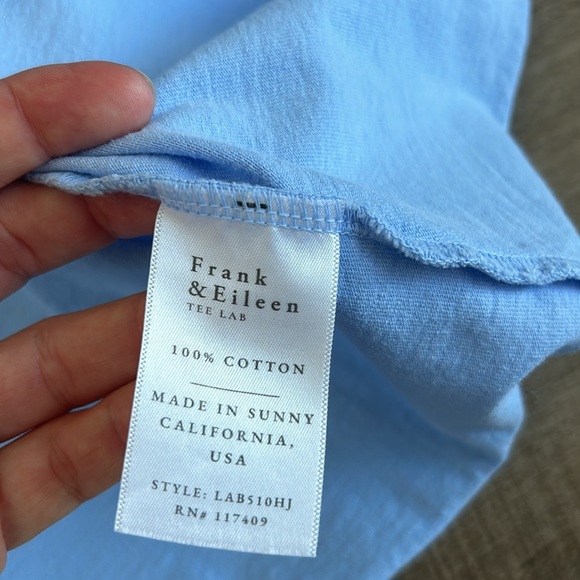 Frank & Eileen Tee Lab Patrick Popover Henley in Saltwater size M - Picture 11 of 13